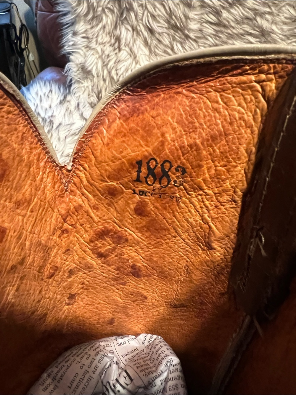 Lucchese Brown Leather Western Boots Sz 10.5 EE - Picture 10 of 16